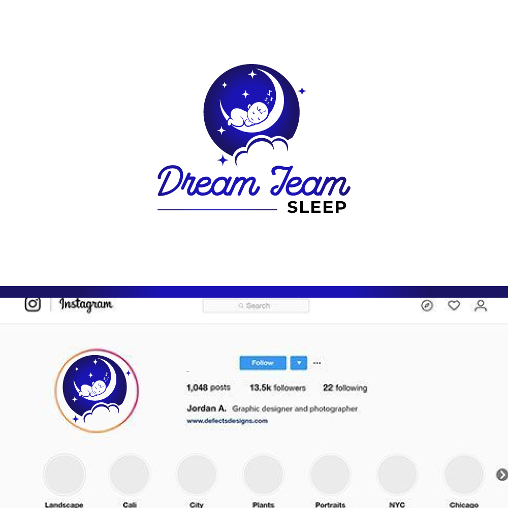 Design de Logo par ARTDOTBUMBA HOUSE OF DESIGN pour Dream Team Sleep Consultancy | Design #26167877