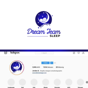 Logo-Design von ARTDOTBUMBA HOUSE OF DESIGN für Dream Team Sleep Consultancy | Design #26167877