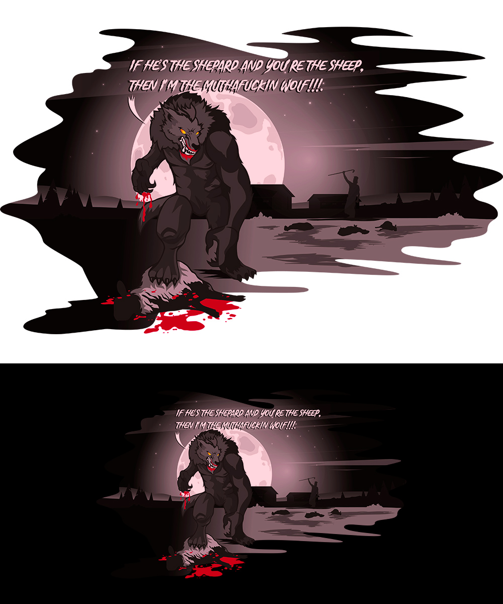 T-shirt Design by StudioD™ for Maniak Teez | Design #26197131