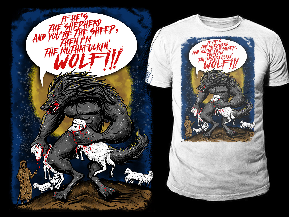 T-Shirt-Design von Falih A für Maniak Teez | Design #26184714
