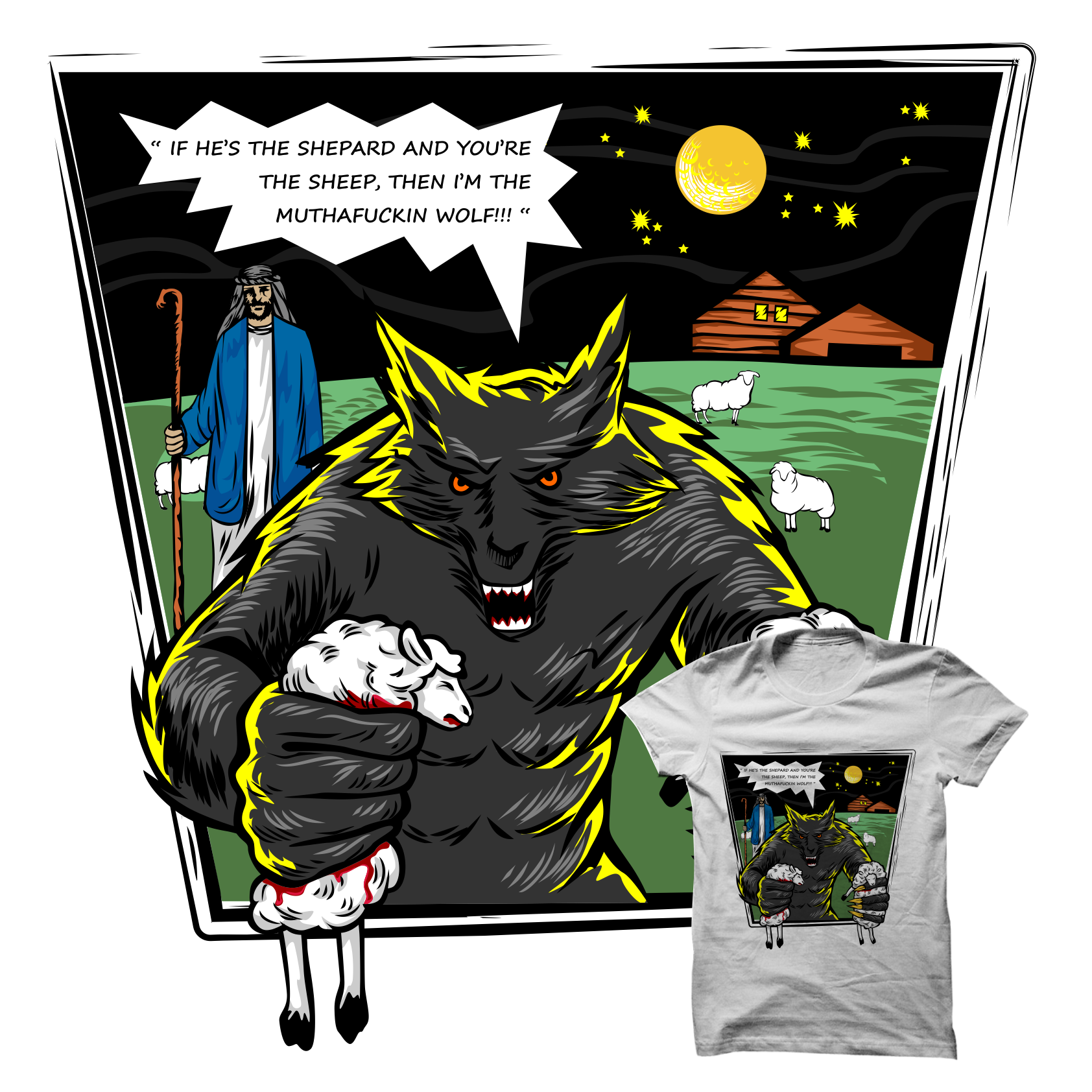 Diseño de Camiseta por yuliART para Maniak Teez | Diseño #26207189