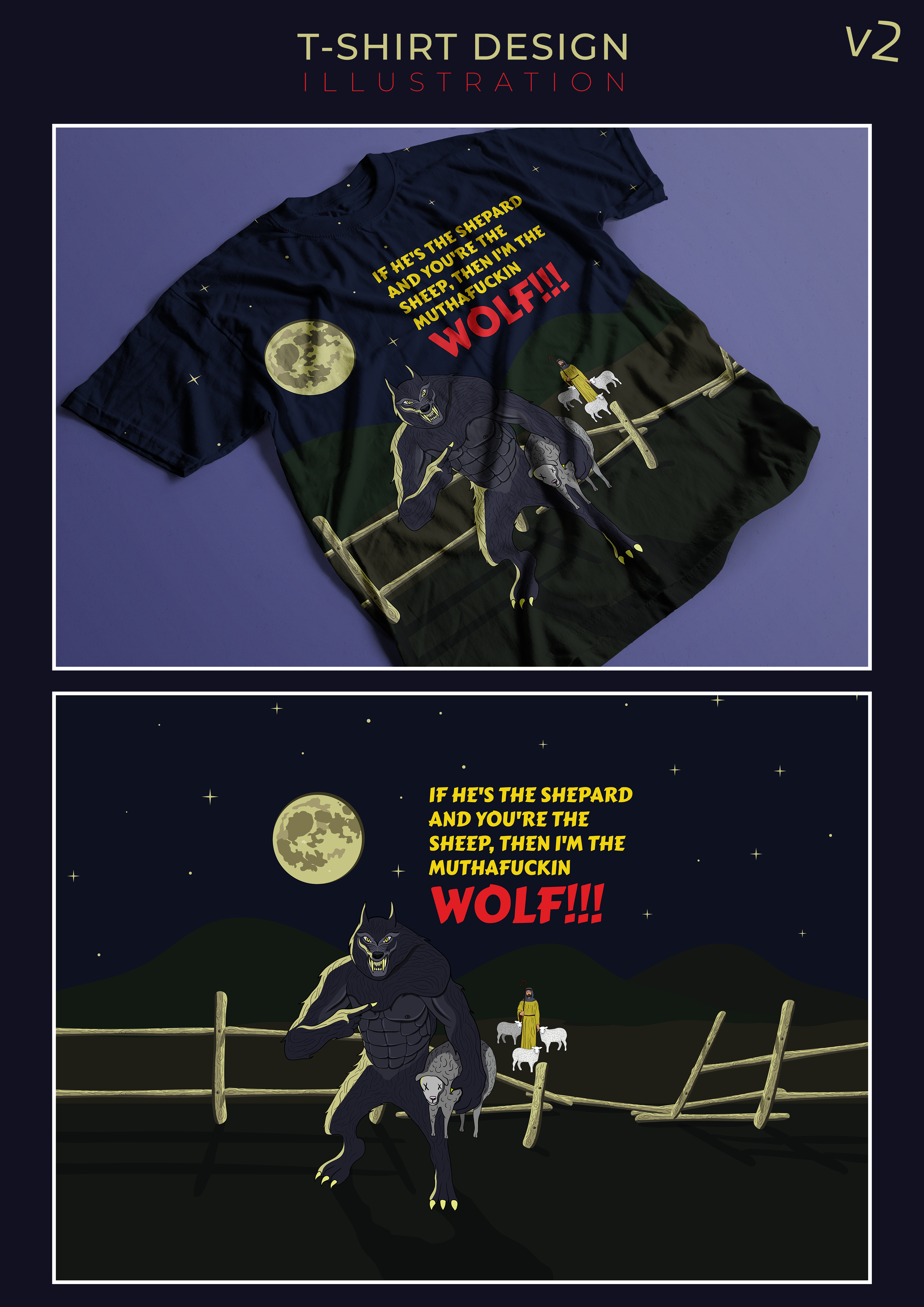 T-shirt Design by James Burns for Maniak Teez | Design #26175538