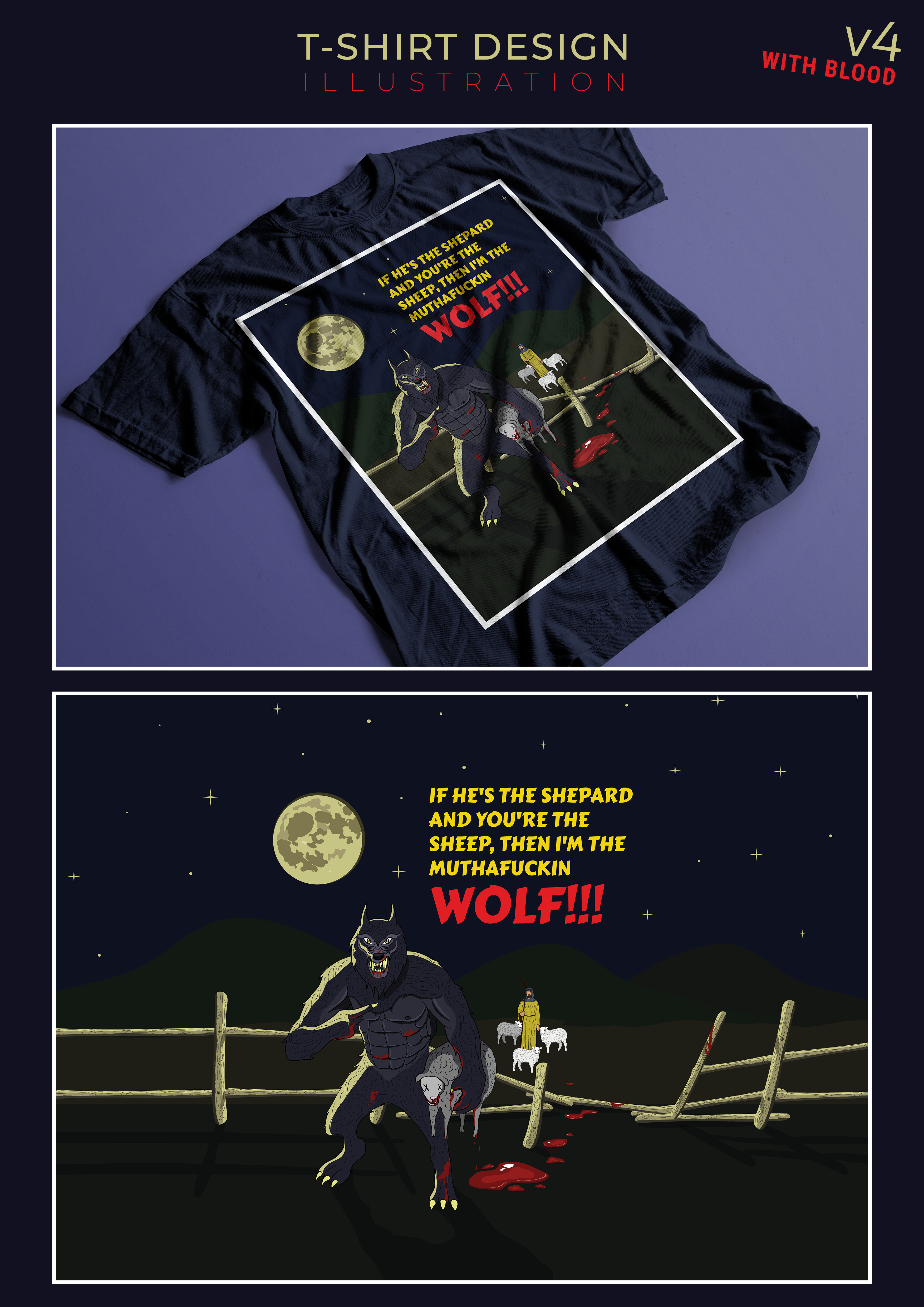 T-Shirt-Design von James Burns für Maniak Teez | Design #26176330