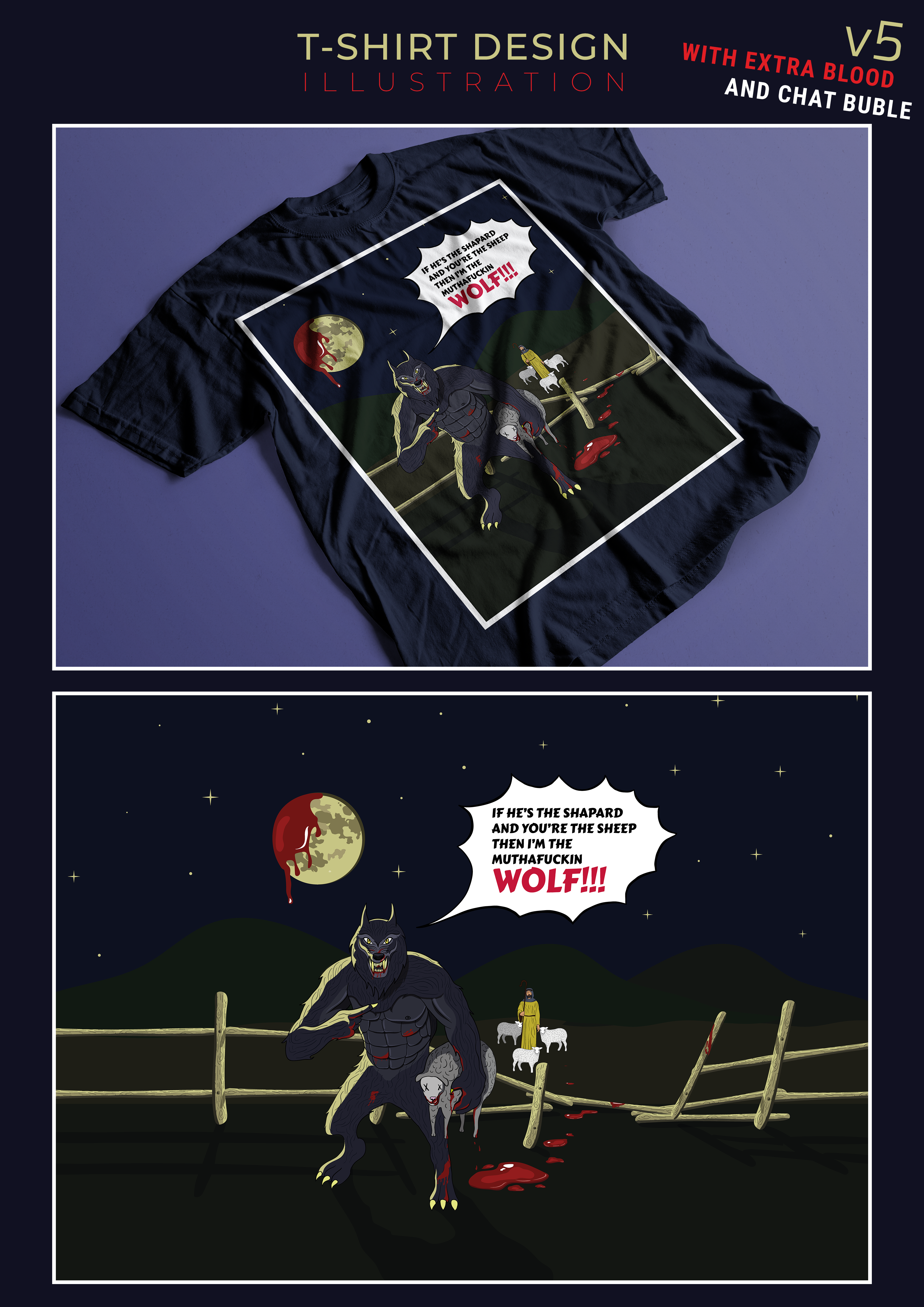 T-Shirt-Design von James Burns für Maniak Teez | Design #26176456