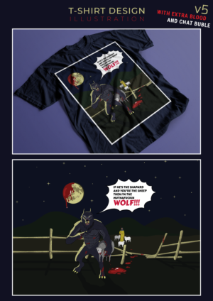 Diseño de Camiseta por James Burns para Maniak Teez | Diseño: #26176456