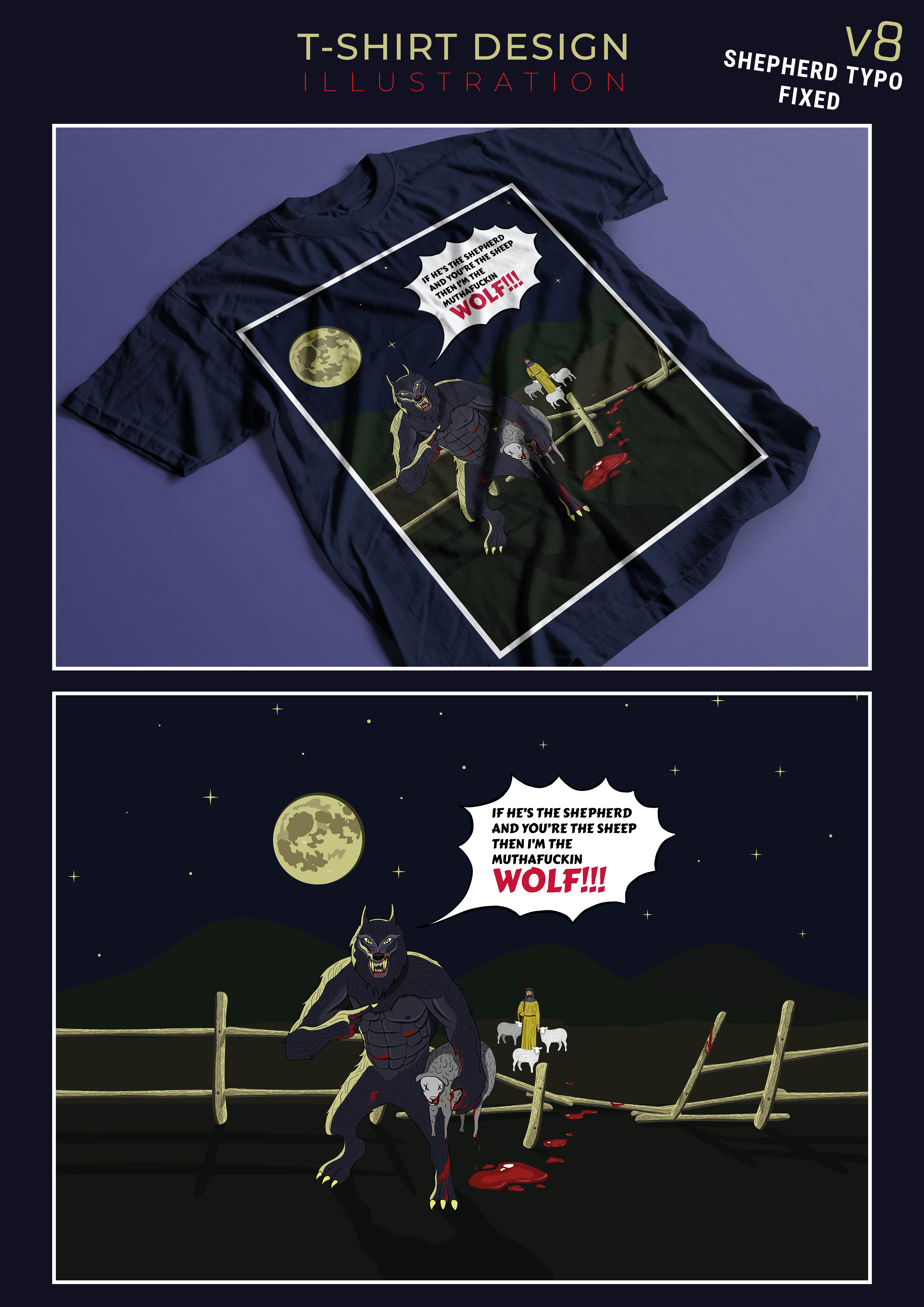 T-shirt Design by James Burns for Maniak Teez | Design #26177714