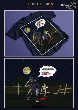 Diseño de Camiseta por James Burns para Maniak Teez | Diseño: #26177714
