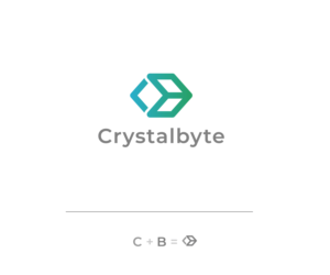 Crystalbyte | Logo Design by jnh