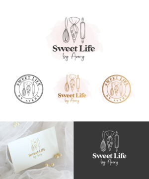 Avery's along with the name we land on.  Should represent quality and high end as well as suggest baking and cakes | Logo Design by Amethystica