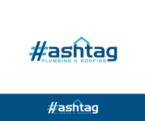 Hashtag Plumbing and Roofing | Logo Design by renderman