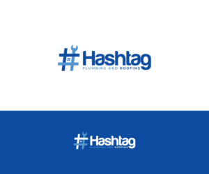 Hashtag Plumbing and Roofing | Logo Design by Ochieng