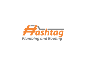 Hashtag Plumbing and Roofing | Logo Design by BNdesigner