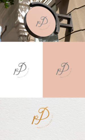 Pretty Parlour Co. | Logo Design by GLDesigns
