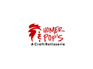 Homer & Pop's - A Craft Rotisserie | Logo-Design von mike edan