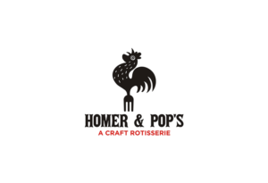 Homer & Pop's - A Craft Rotisserie | Logo-Design von ms.logolady