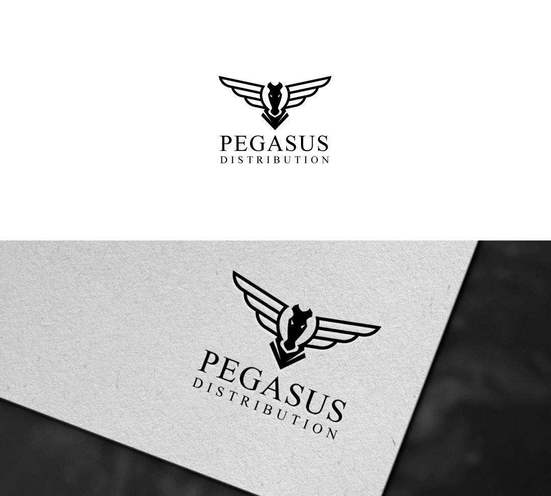 Logo Design by Bling Connect Ink for Pegasus Distribution | Design #26183144