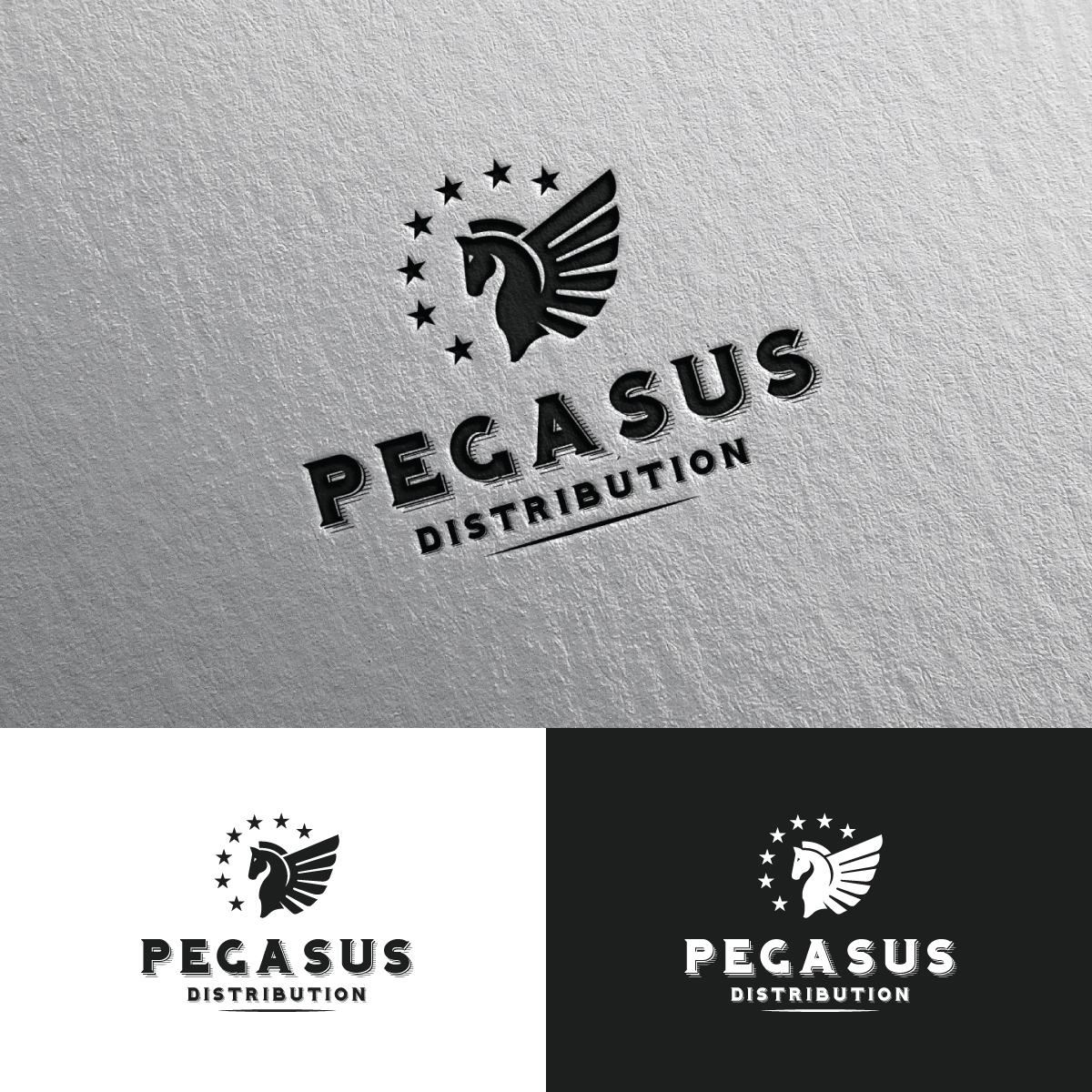 Logo Design by Rii for Pegasus Distribution | Design #26180745