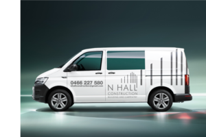 Stylish but eye catching vehicle signage for a Building and Carpentry business based in Sydney.** | Design de Covering de Véhicule par Adi Saos