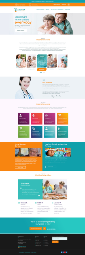 Arizona Homecare  - Website  | Web Design by Expert Designer