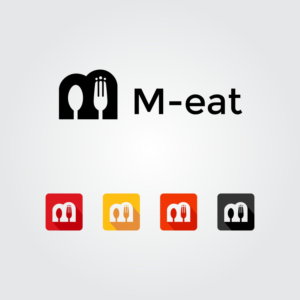M-eat | Logo Design by Kelvin-Kranj