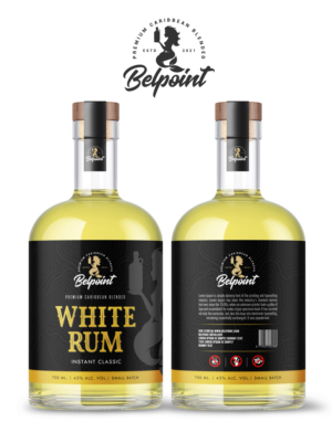 White Rum brand needs bottle label | Diseño de Etiqueta por SAI DESIGNS