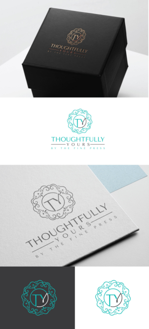 'Thoughtfully Yours' - By The Fine Press | Logo Design by HEAVEN ART