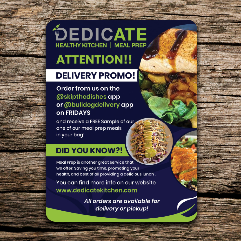 Flyer-Design von Sandaruwan für DEDICATE Healthy Kitchen | Design #26187230