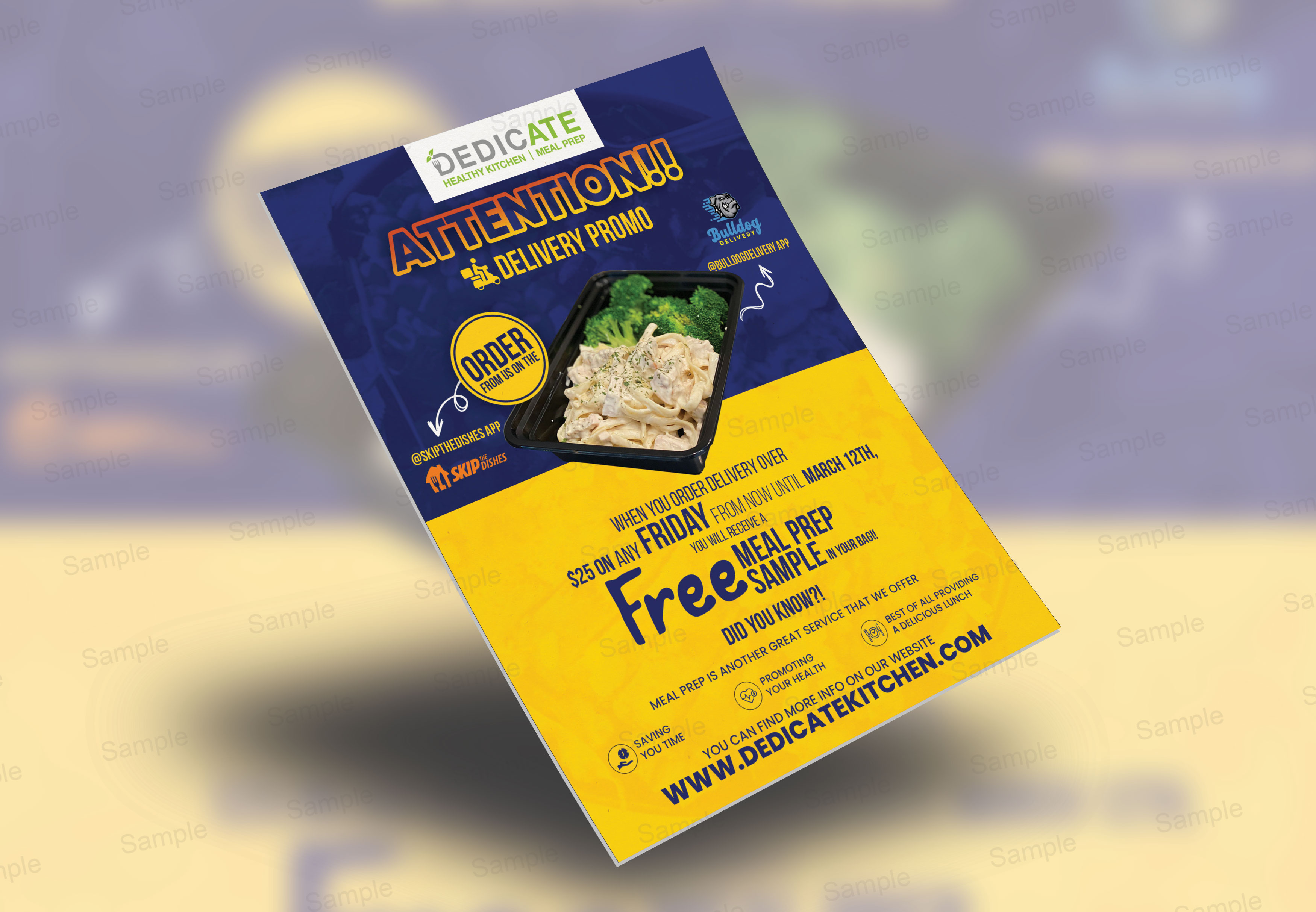 Design de Flyer par Asela Saranga pour DEDICATE Healthy Kitchen | Design : #26191641