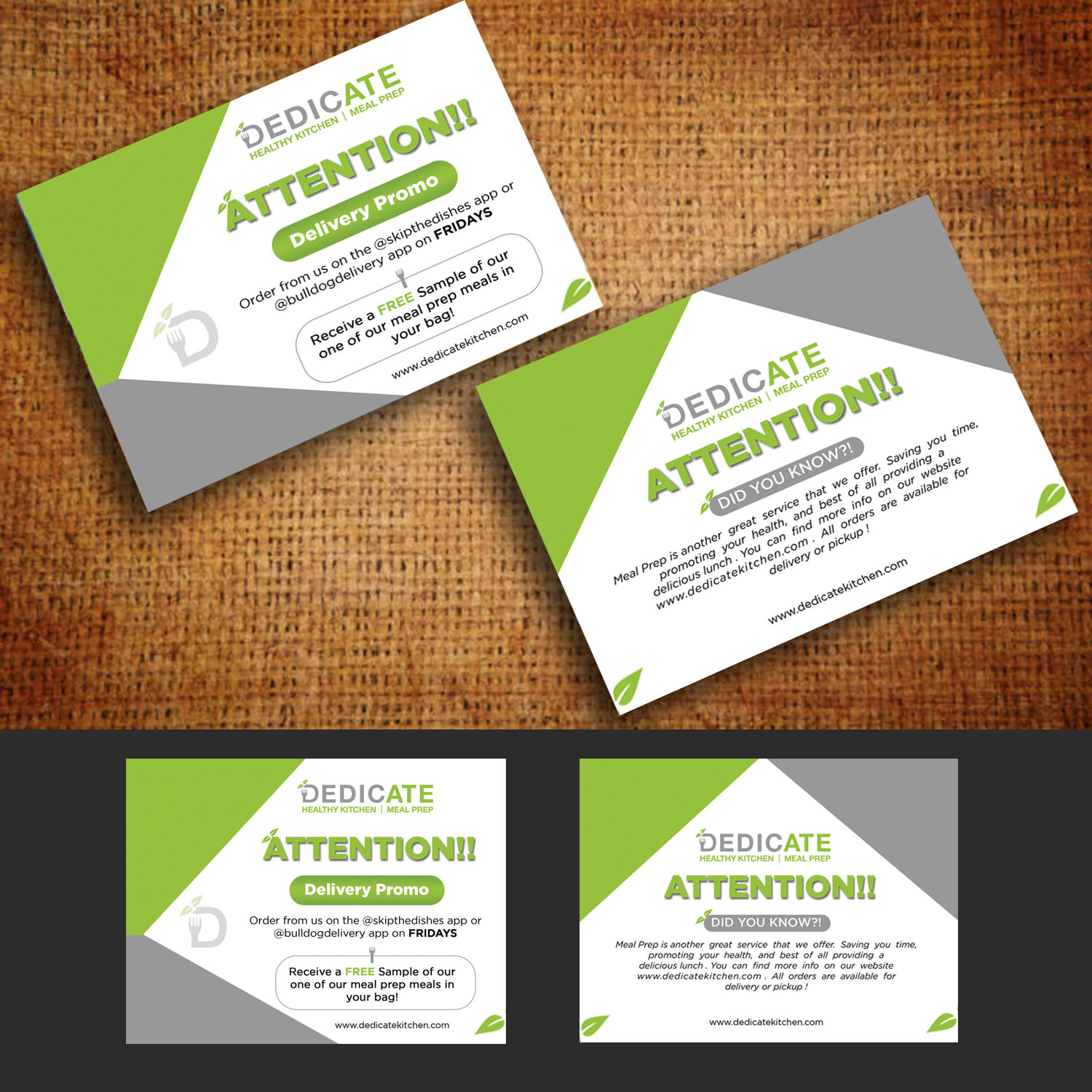 Flyer Design by Schöpfer for DEDICATE Healthy Kitchen | Design #26183953