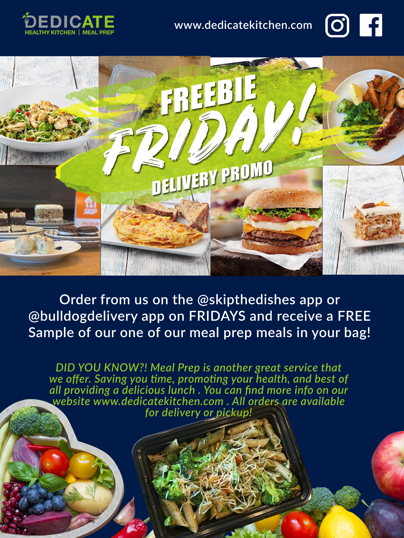 Flyer Design by Javelin Studio for DEDICATE Healthy Kitchen | Design #26185906