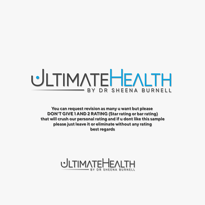 Logo Design by IdentsArt for UltimateHealth by Dr Sheena Burnell | Design #26184295