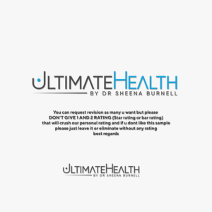 UltimateHealth by Dr Sheena Burnell | Diseño de Logo por IdentsArt