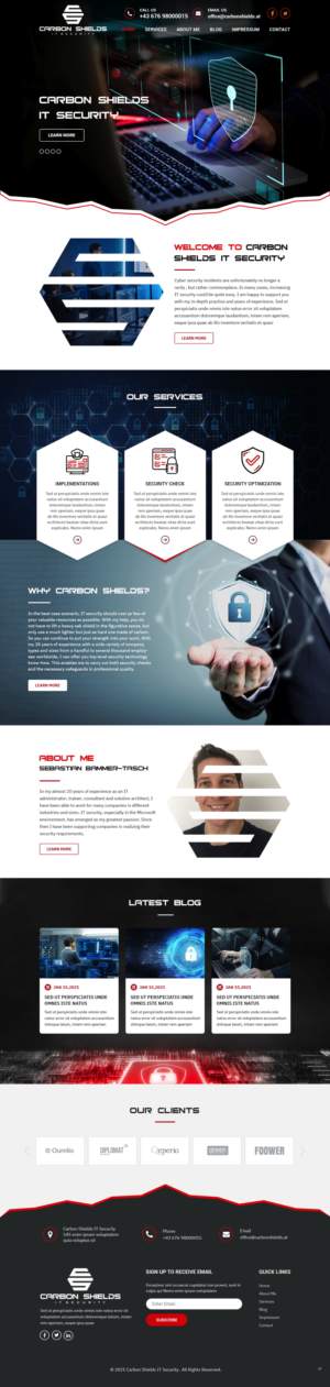 Web Design by pb for this project | Design #26189004