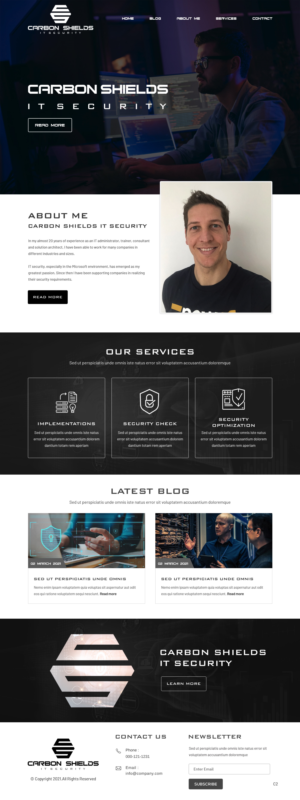 Web Design by pb for this project | Design: #26189005
