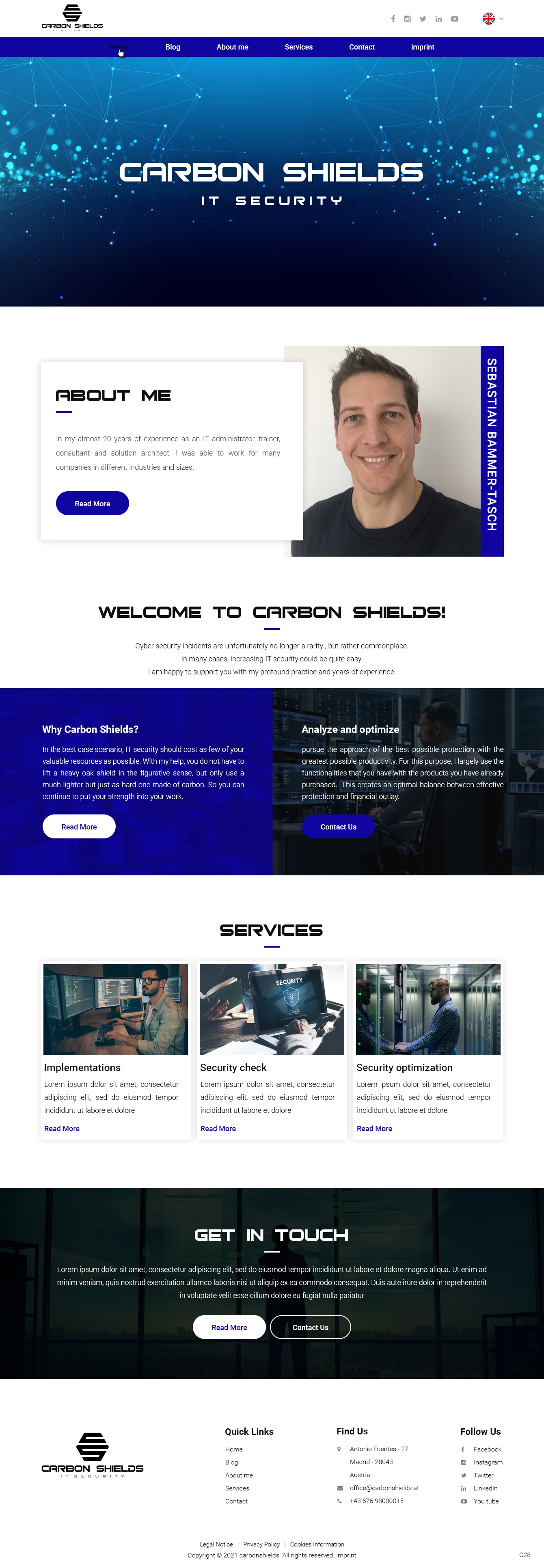 Web Design by pb for this project | Design #26189011