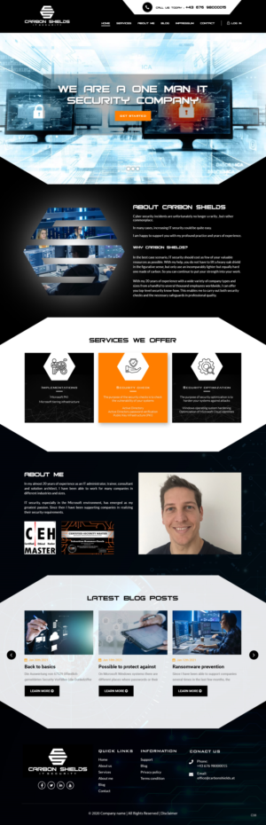 Web Design by pb for this project | Design: #26189016