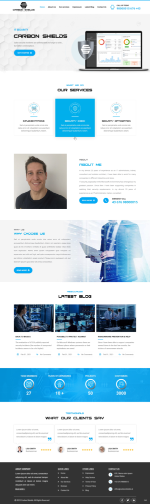 Web Design by pb for this project | Design: #26189017