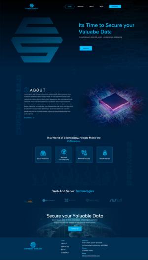 Website for IT Security Company in Austria with small and medium business customer base | Diseño Web por SAC-D