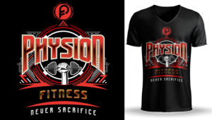 Phyison Fitness T-Shirt Design | T-Shirt-Design von Al Pech