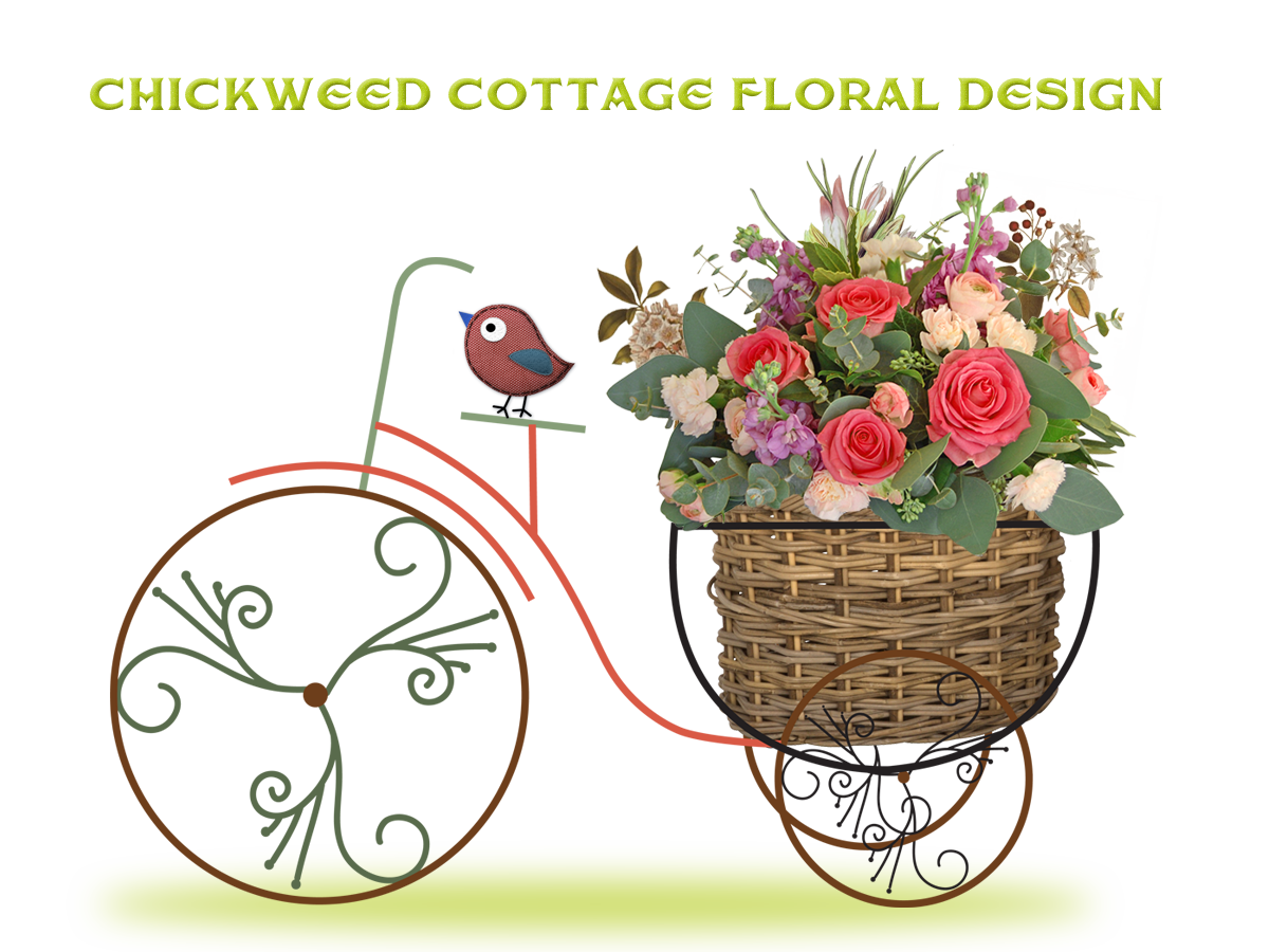 Logo-Design von alice007 für Chickweed Cottage Floral Design | Design #3095507