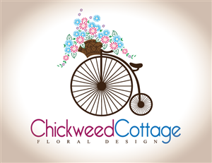Logo-Design von Breanne Owen für Chickweed Cottage Floral Design | Design: #3093854