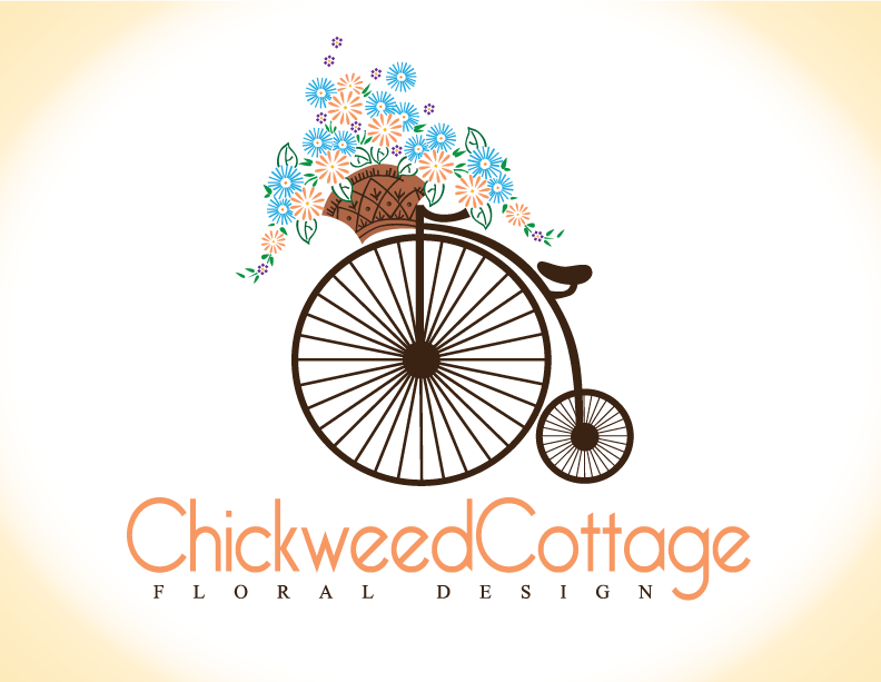 Logo-Design von Breanne Owen für Chickweed Cottage Floral Design | Design #3101442