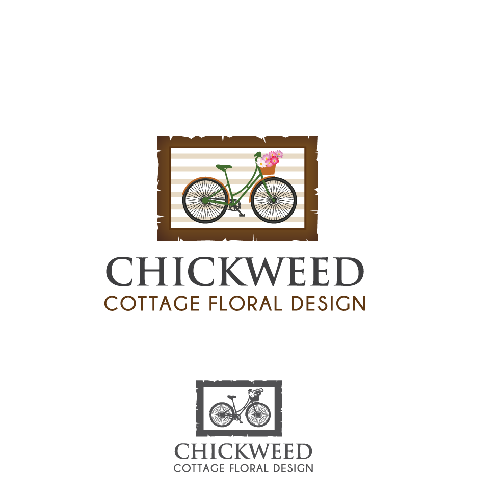 Logo-Design von Bling Connect Ink für Chickweed Cottage Floral Design | Design #3038584