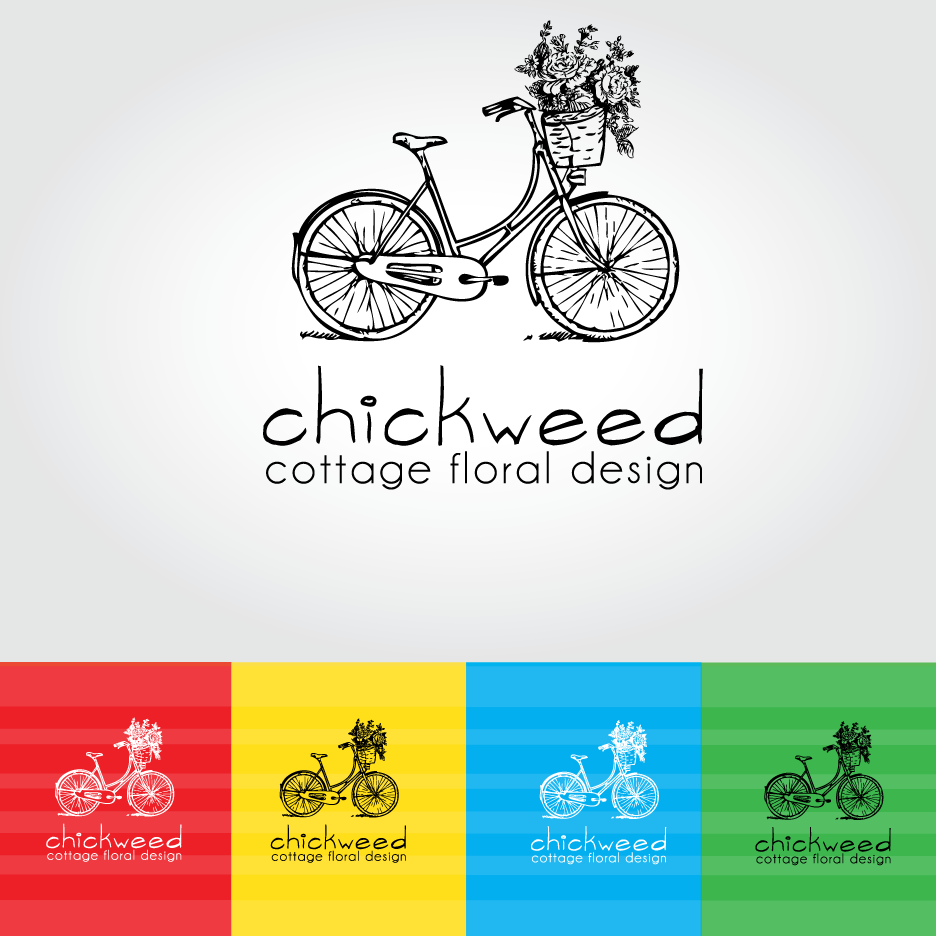 Logo Design by Bling Connect Ink for Chickweed Cottage Floral Design | Design #3040879