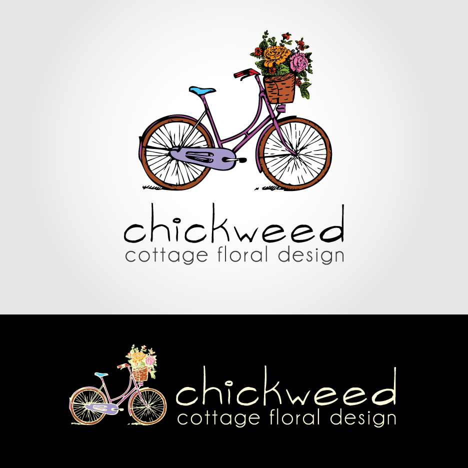 Logo Design by Bling Connect Ink for Chickweed Cottage Floral Design | Design #3047277