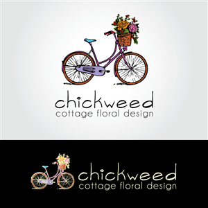 Logo-Design von Bling Connect Ink für Chickweed Cottage Floral Design | Design: #3047277