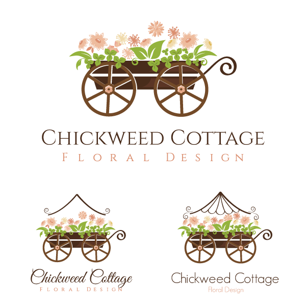 Logo-Design von dalia sanad für Chickweed Cottage Floral Design | Design #3044426