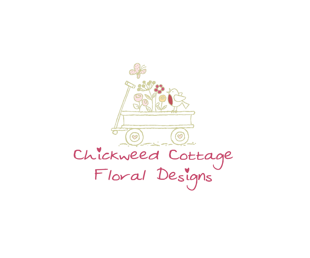 Logo Design by Jo Hooper for Chickweed Cottage Floral Design | Design #3073818