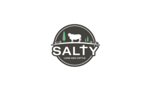 Salty  OR Salty Land and Cattle OR Salty Ranch | Logo Design by jaime.sp