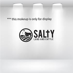 Salty  OR Salty Land and Cattle OR Salty Ranch | Logo Design by Ochieng